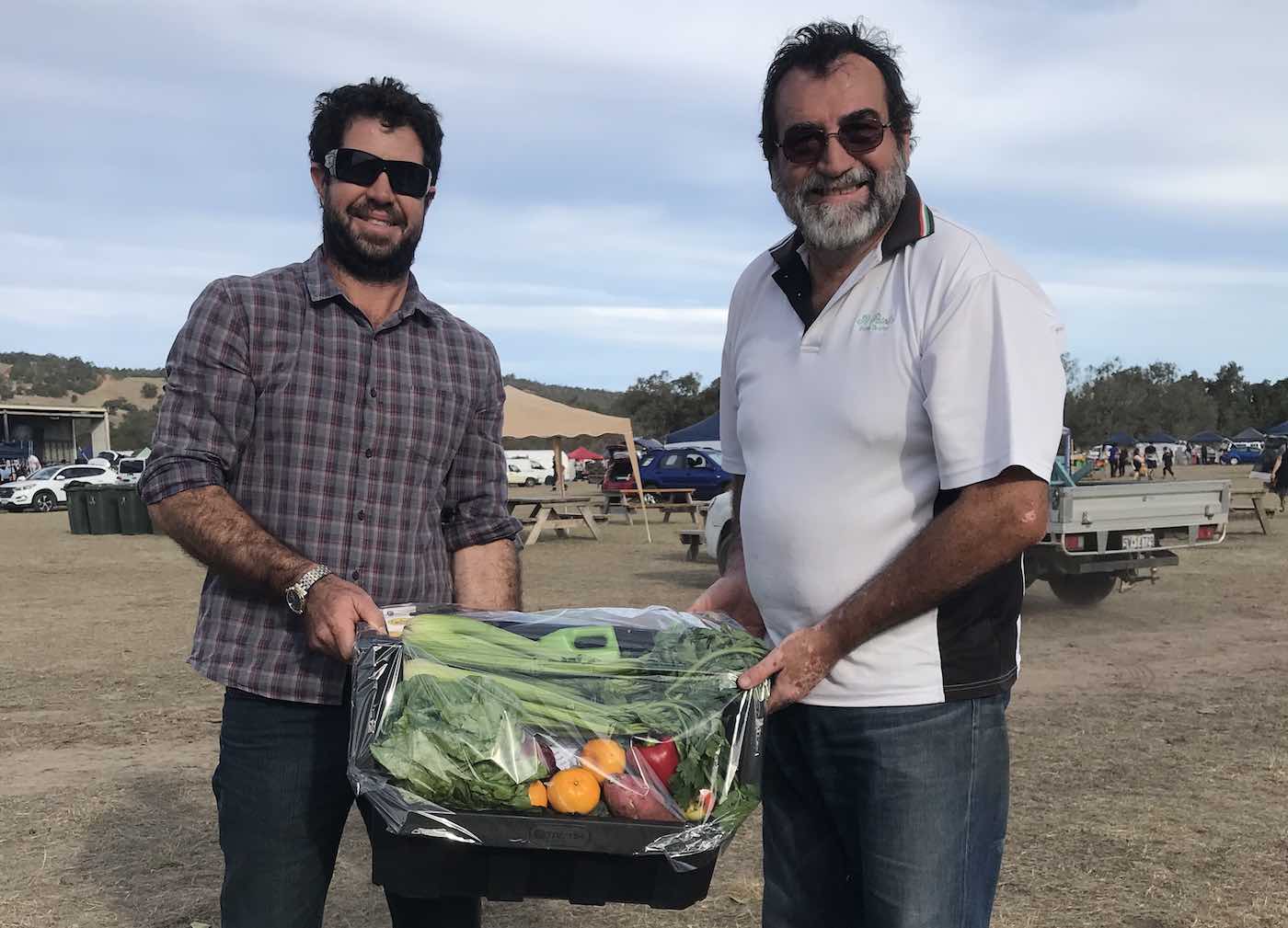 Sharing food with the community