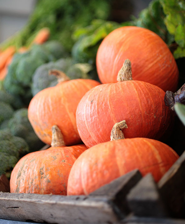 Baked Pumpkin, Feta and Spinach Warm Salad