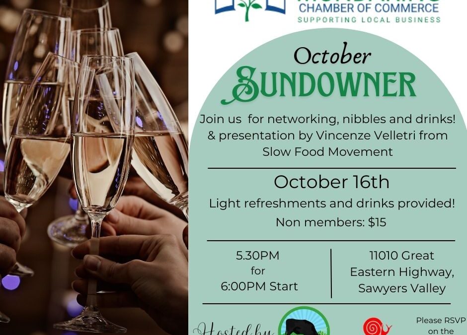 October Sundowner Chamber of Commerce Mudnaring